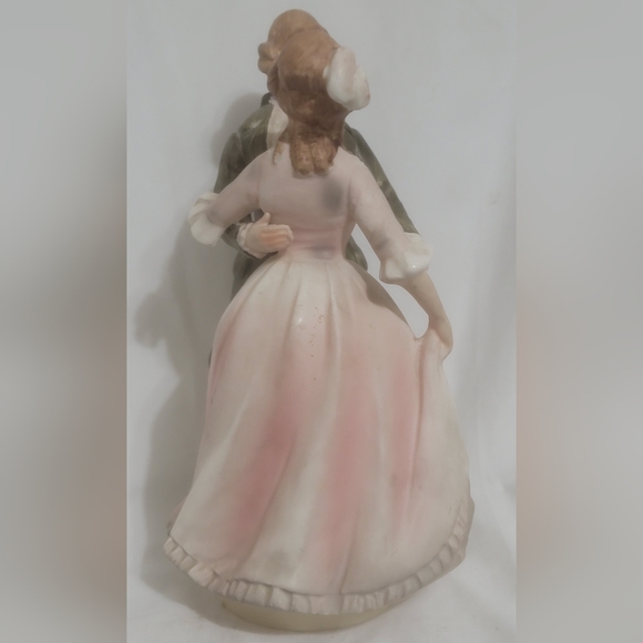 Vintage Sankyo Music Box Victorian Dancing Couple Japan - Picture 6 of 12